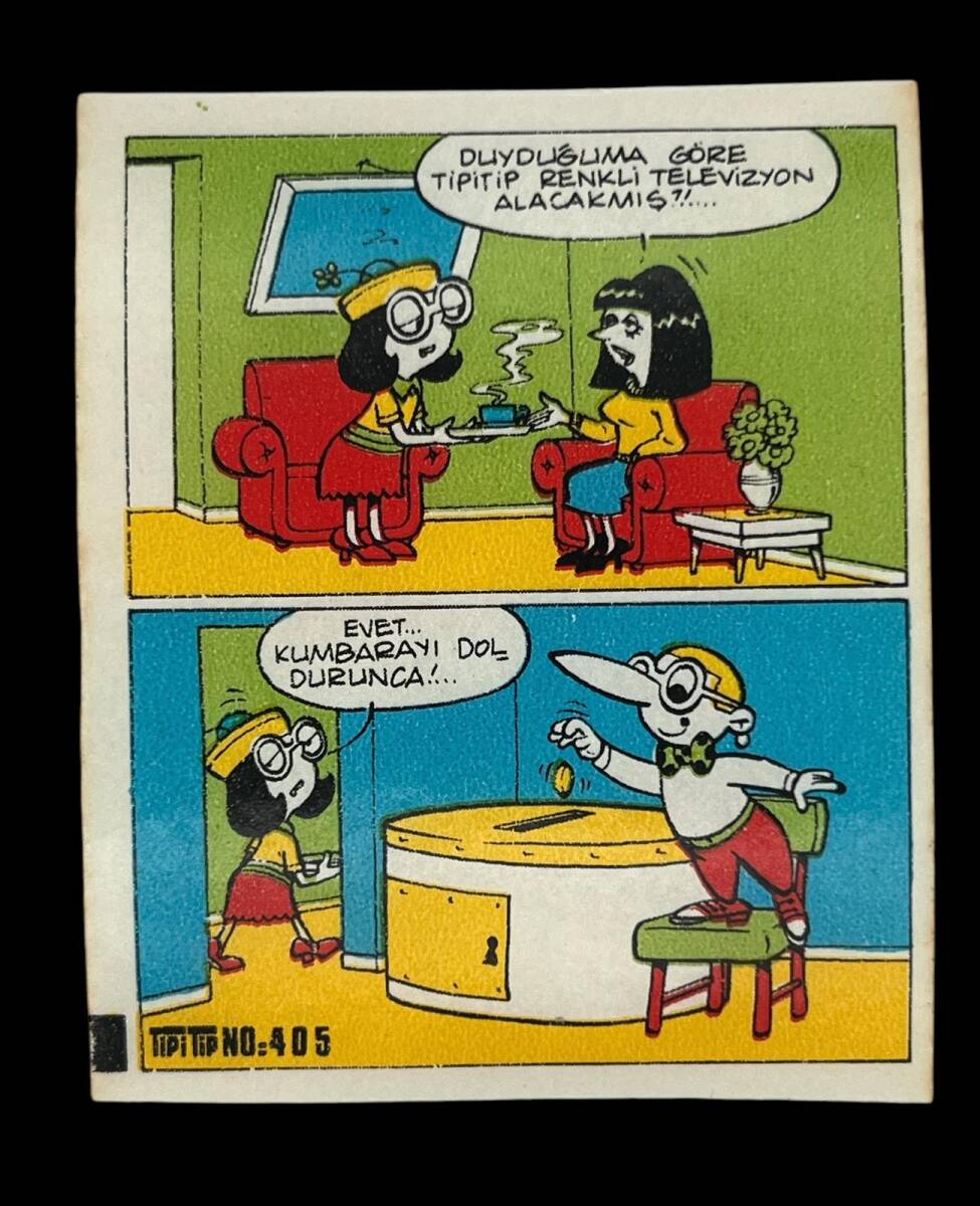 TİPİTİP TİPİ TİP No 405 Sakız Kağıdı Stickers SKZ702 - 1