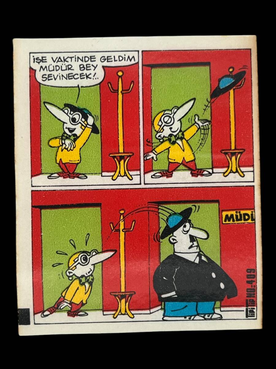TİPİTİP TİPİ TİP No 409 Sakız Kağıdı Stickers SKZ705 - 1