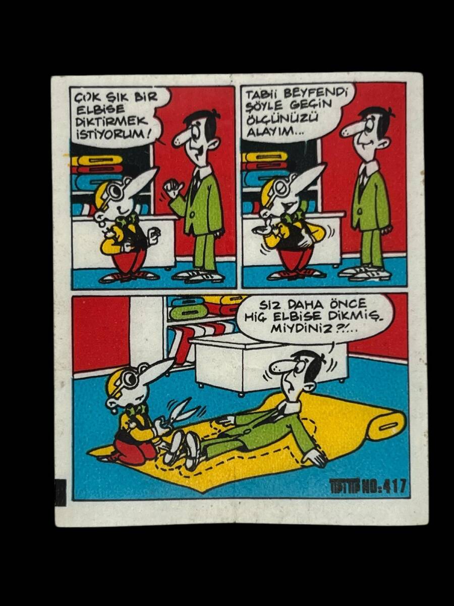 TİPİTİP TİPİ TİP No 417 Sakız Kağıdı Stickers SKZ789 - 1