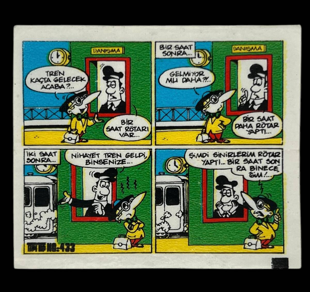 TİPİTİP TİPİ TİP No 433 Sakız Kağıdı Stickers SKZ796 - 1