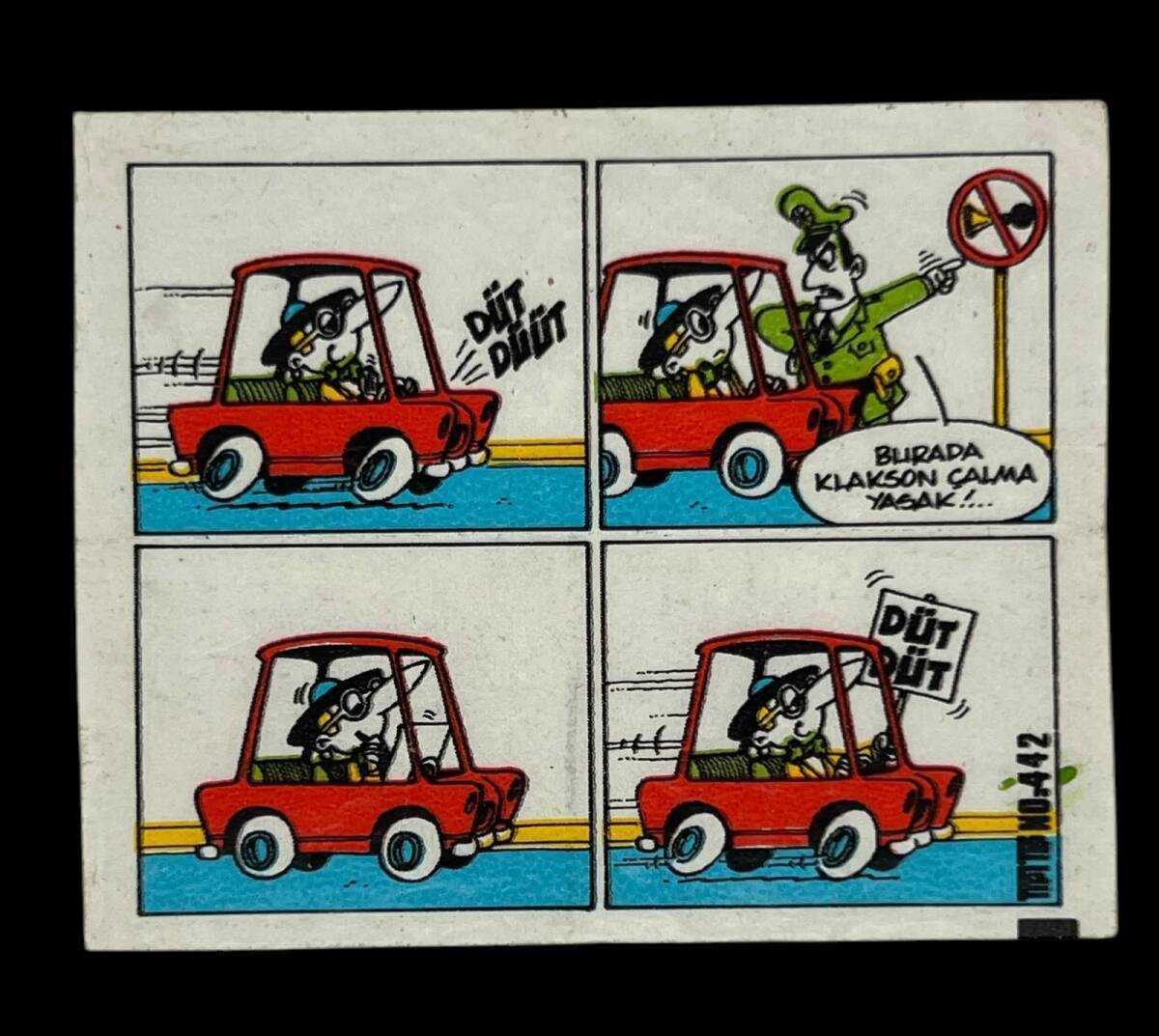 TİPİTİP TİPİ TİP No 442 Sakız Kağıdı Stickers SKZ799 - 1