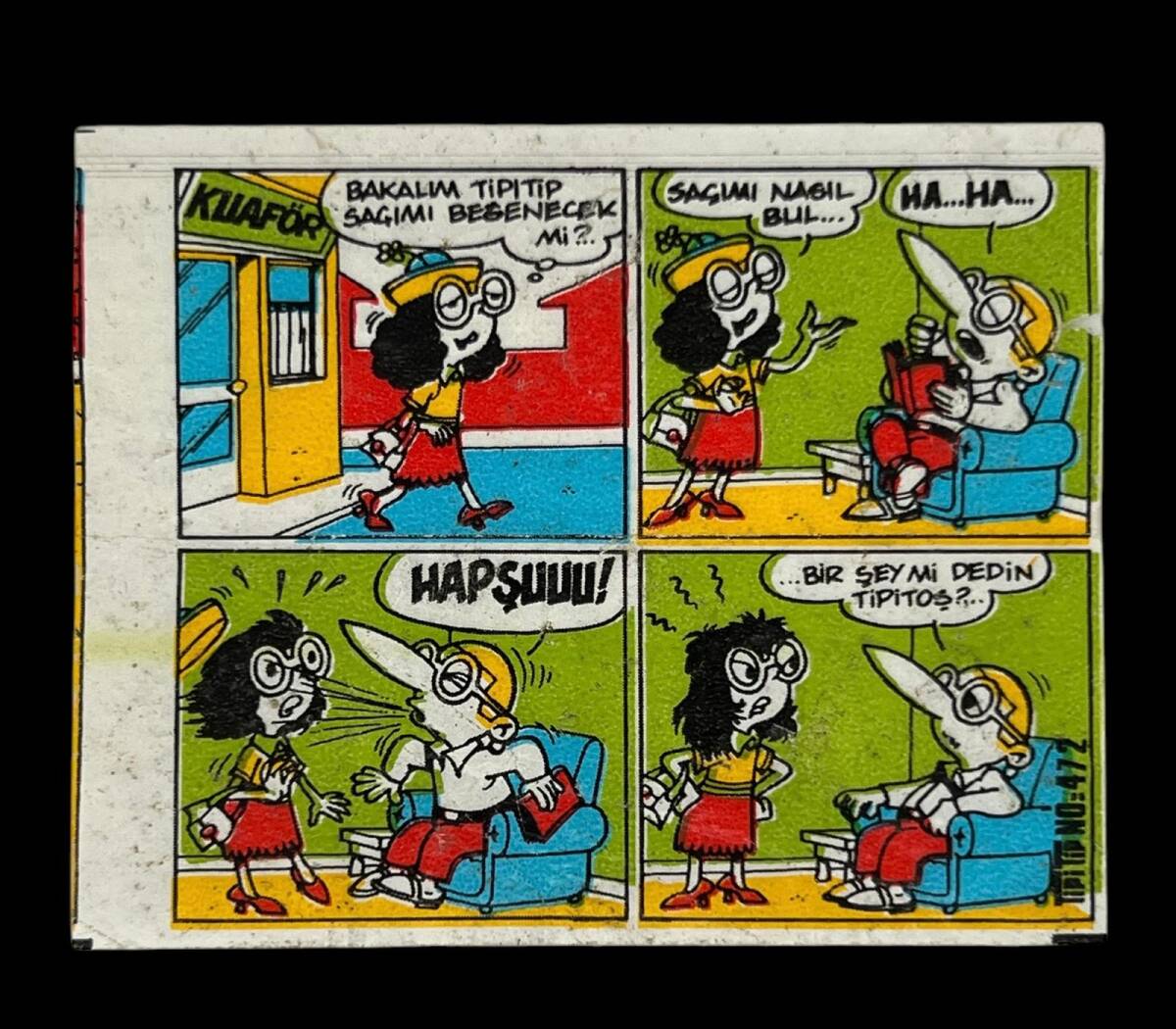 TİPİTİP TİPİ TİP No 472 Sakız Kağıdı Stickers SKZ804 - 3