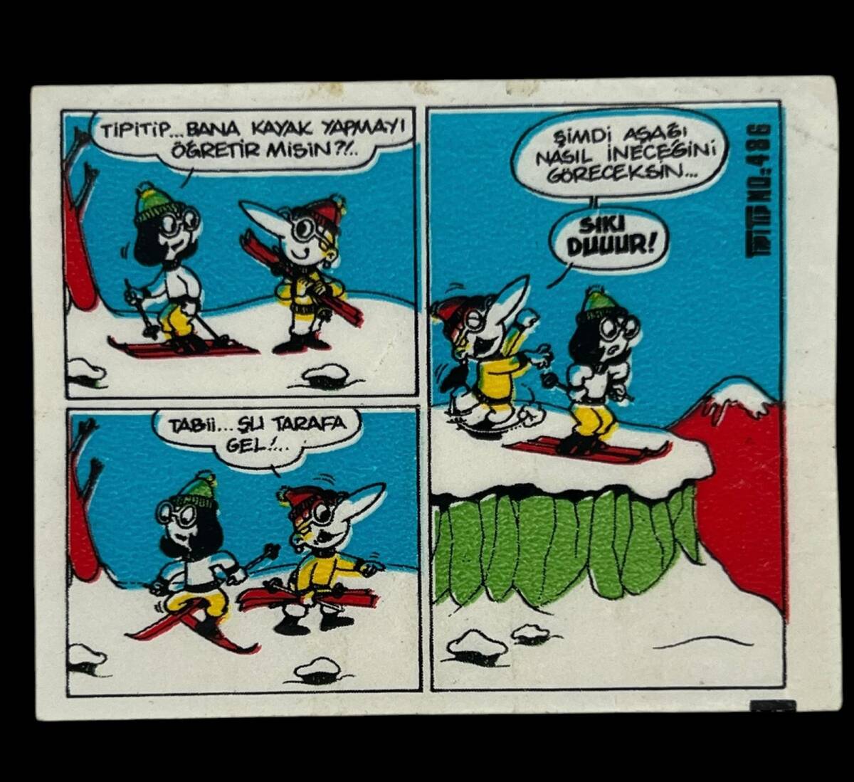 TİPİTİP TİPİ TİP No 486 Sakız Kağıdı Stickers SKZ807 - 1
