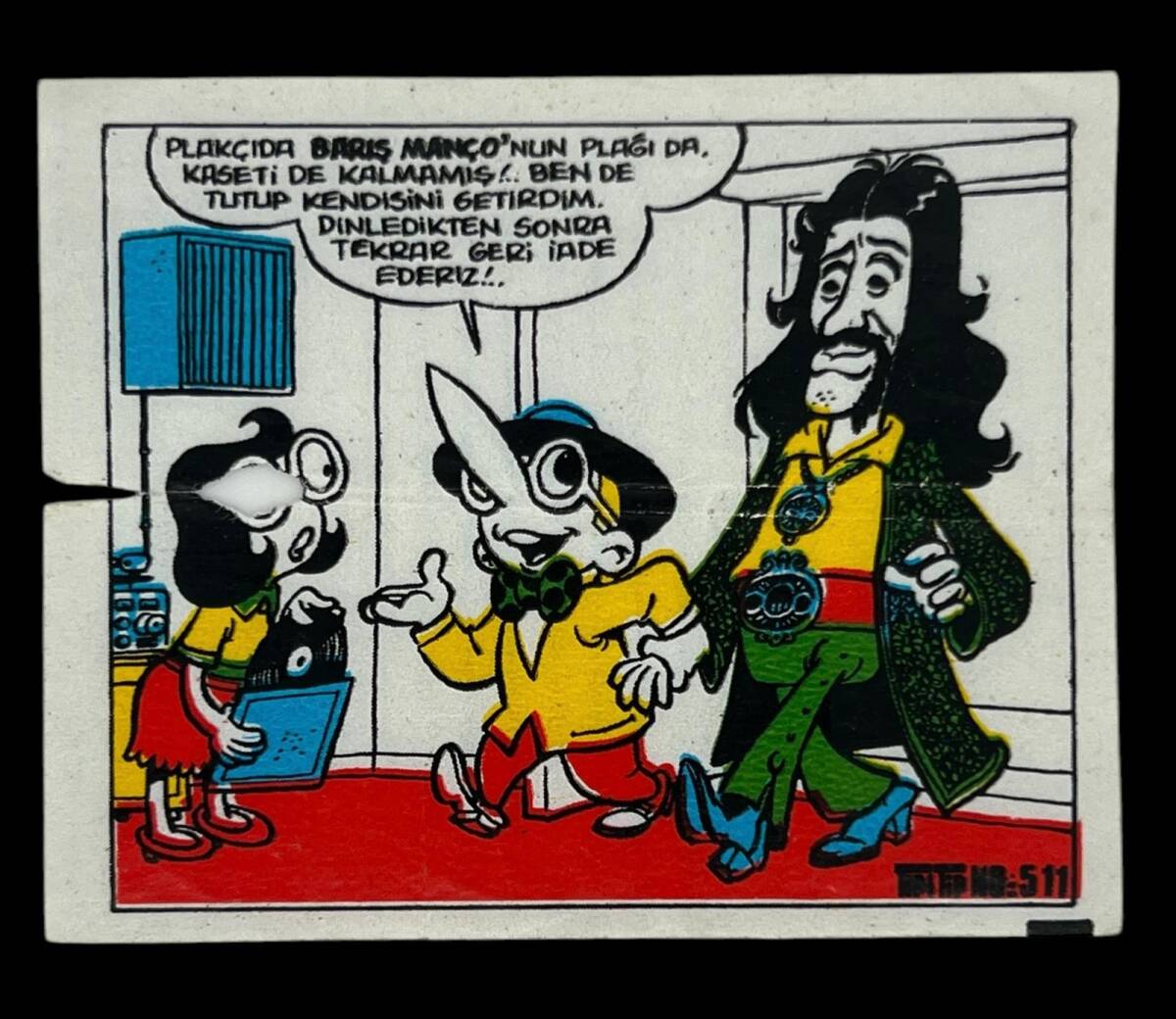 TİPİTİP TİPİ TİP No 511 Sakız Kağıdı Stickers SKZ809 - 1