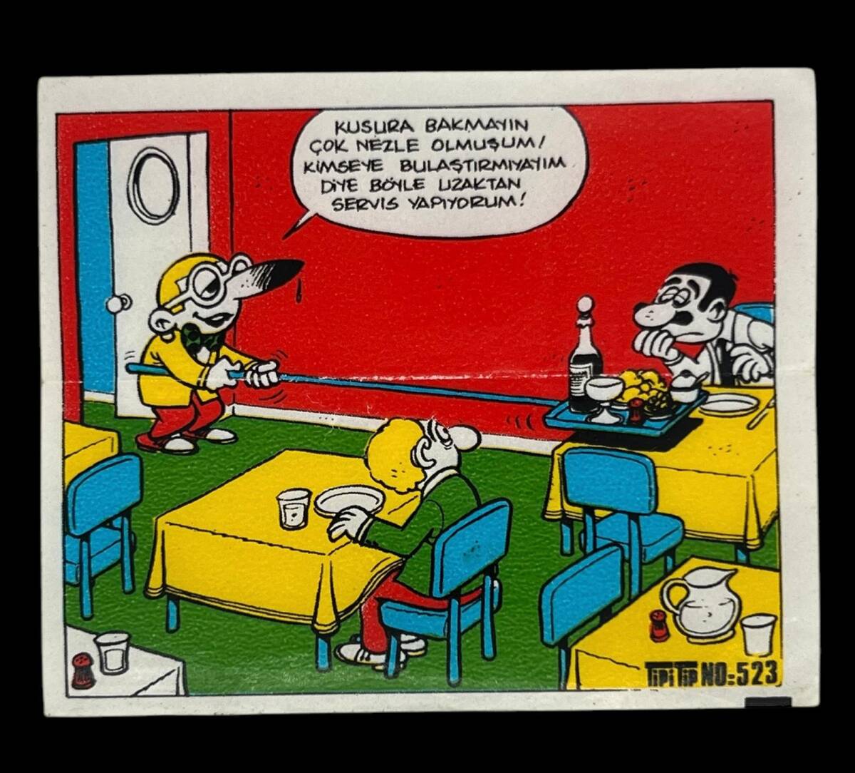 TİPİTİP TİPİ TİP No 523 Sakız Kağıdı Stickers SKZ811 - 1