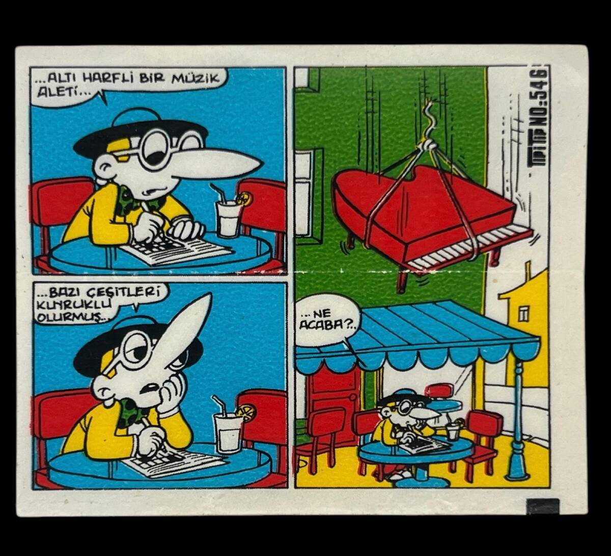 TİPİTİP TİPİ TİP No 546 Sakız Kağıdı Stickers SKZ814 - 1