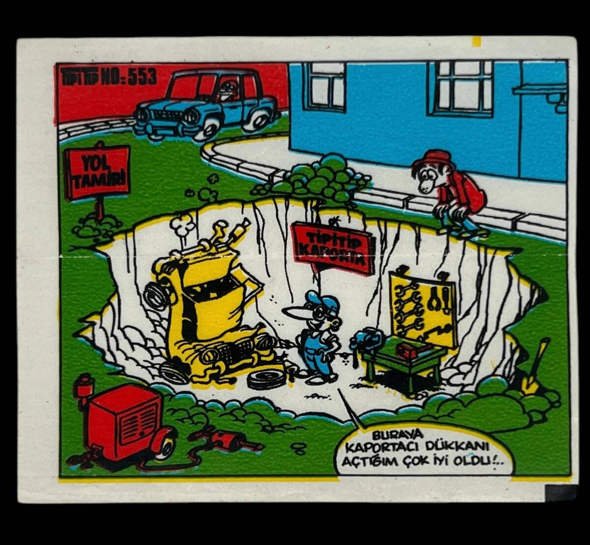 TİPİTİP TİPİ TİP No 553 Sakız Kağıdı Stickers SKZ817 - 1