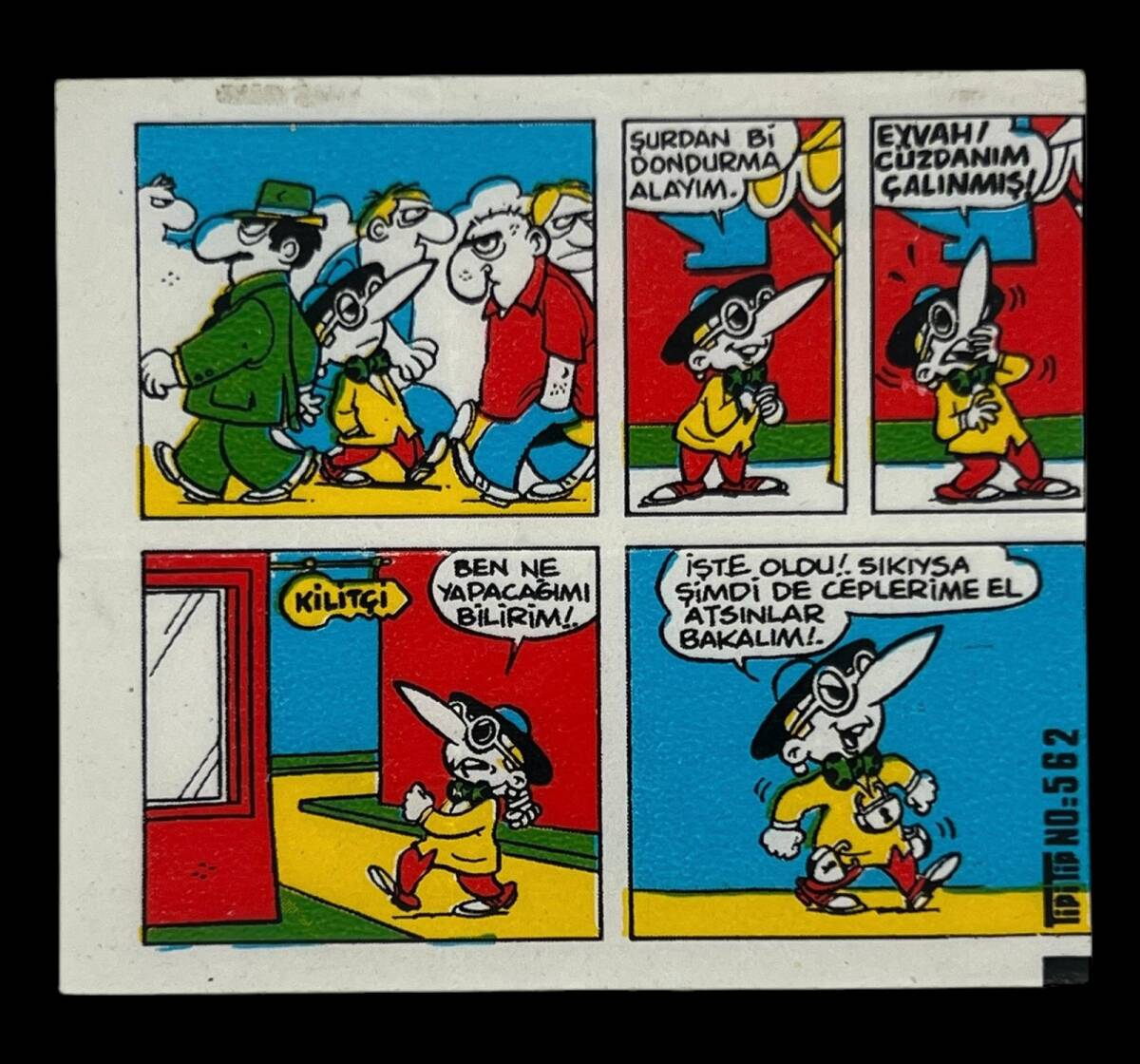 TİPİTİP TİPİ TİP No 562 Sakız Kağıdı Stickers SKZ820 - 1