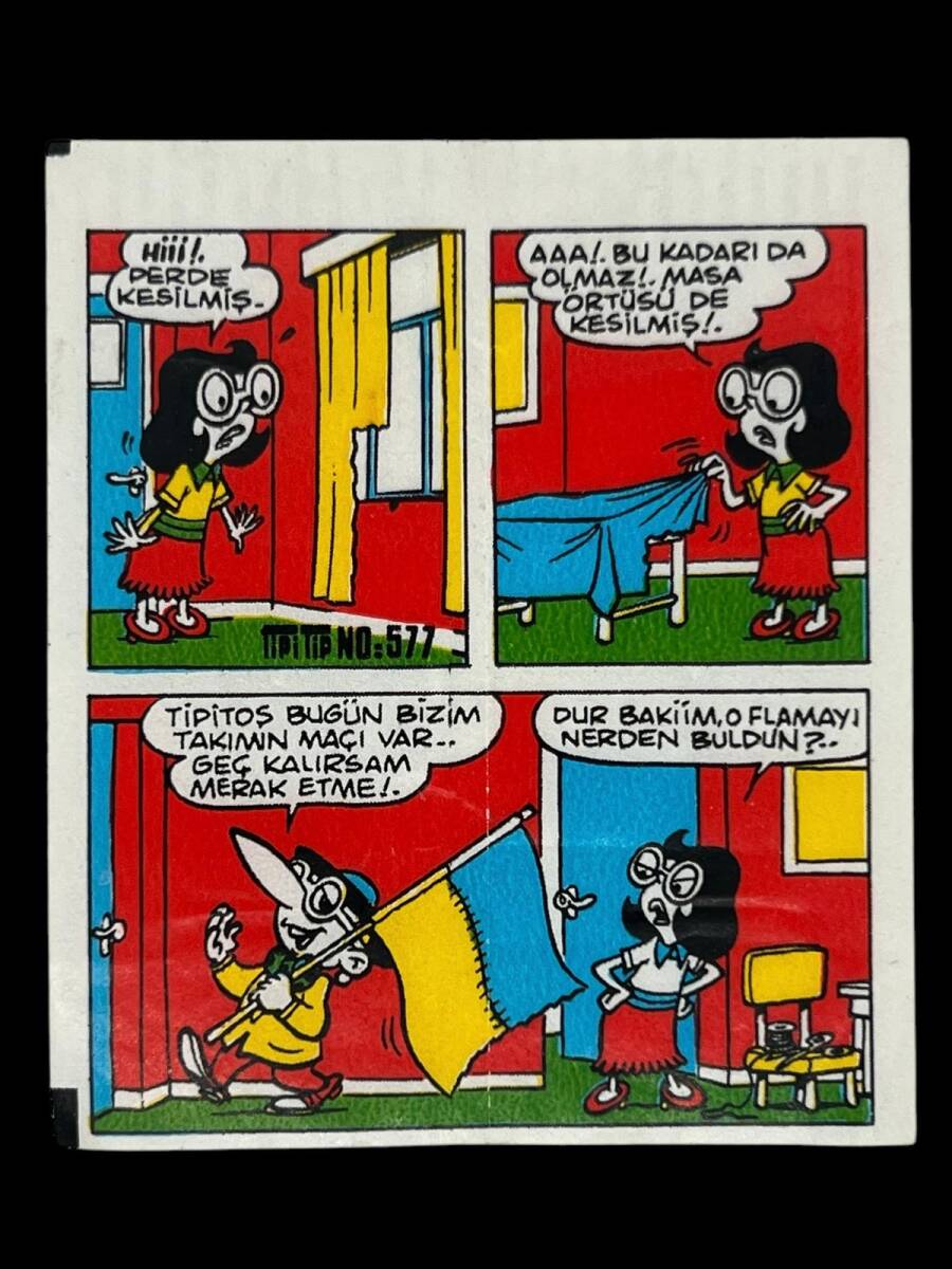 TİPİTİP TİPİ TİP No 577 Sakız Kağıdı Stickers SKZ828 - 1