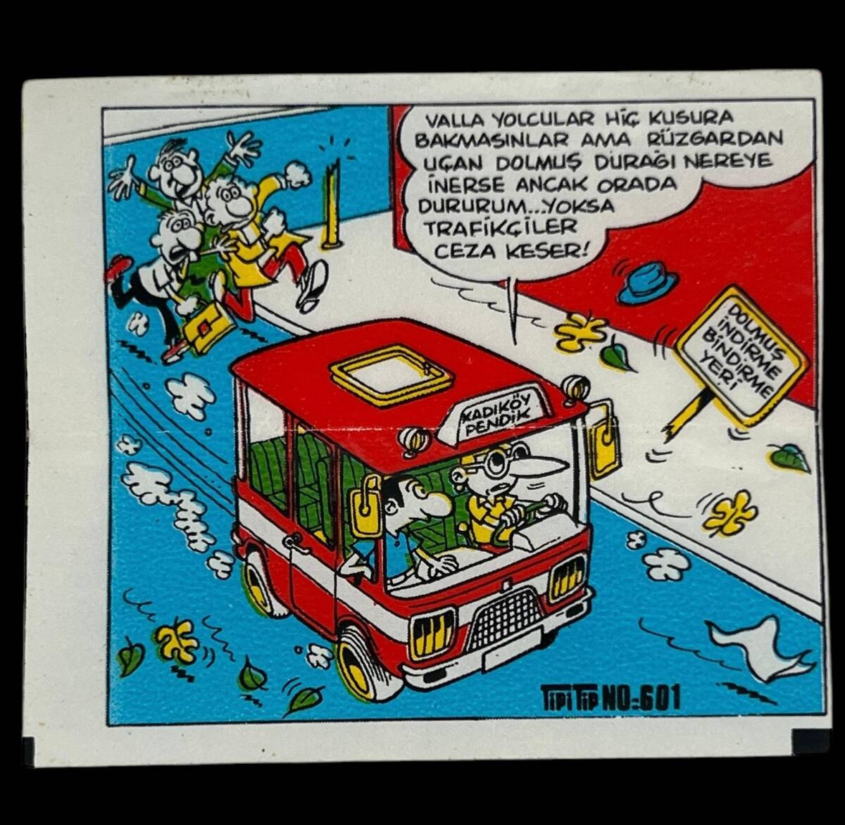 TİPİTİP TİPİ TİP No 601 Sakız Kağıdı Stickers SKZ830 - 1