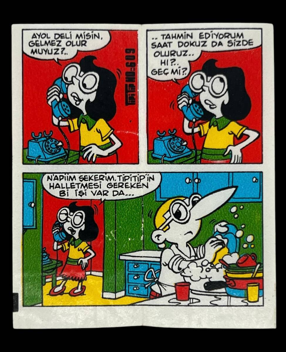TİPİTİP TİPİ TİP No 609 Sakız Kağıdı Stickers SKZ831 - 3