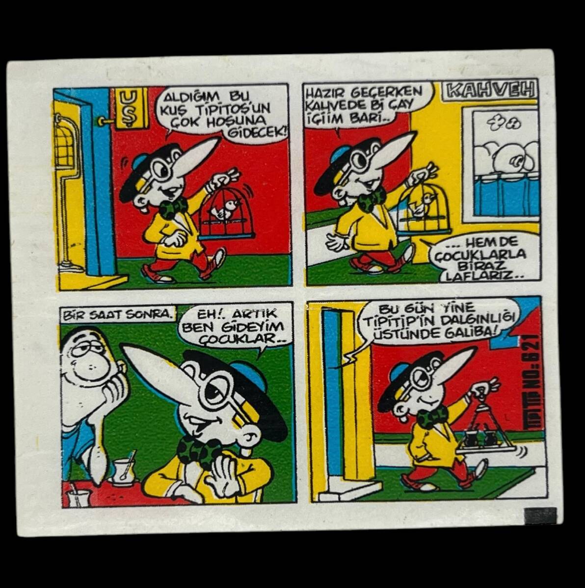 TİPİTİP TİPİ TİP No 621 Sakız Kağıdı Stickers SKZ832 - 3