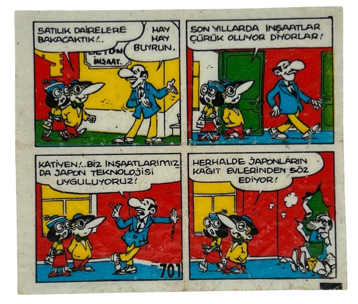 TİPİTİP TİPİ TİP No 701 Sakız Kağıdı Stickers # SKZ1163 - 3