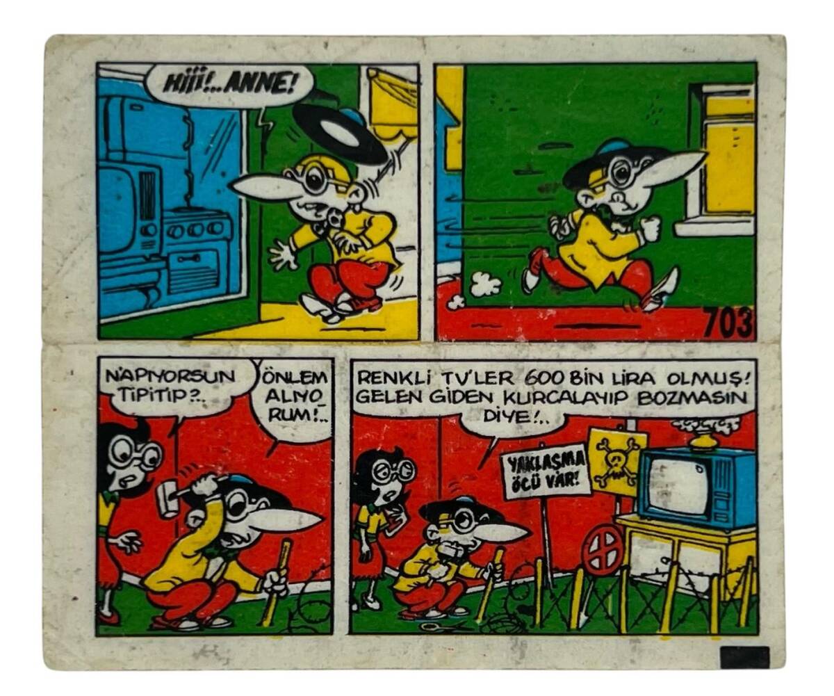 TİPİTİP TİPİ TİP No 703 Sakız Kağıdı Stickers # SKZ1165 - 3