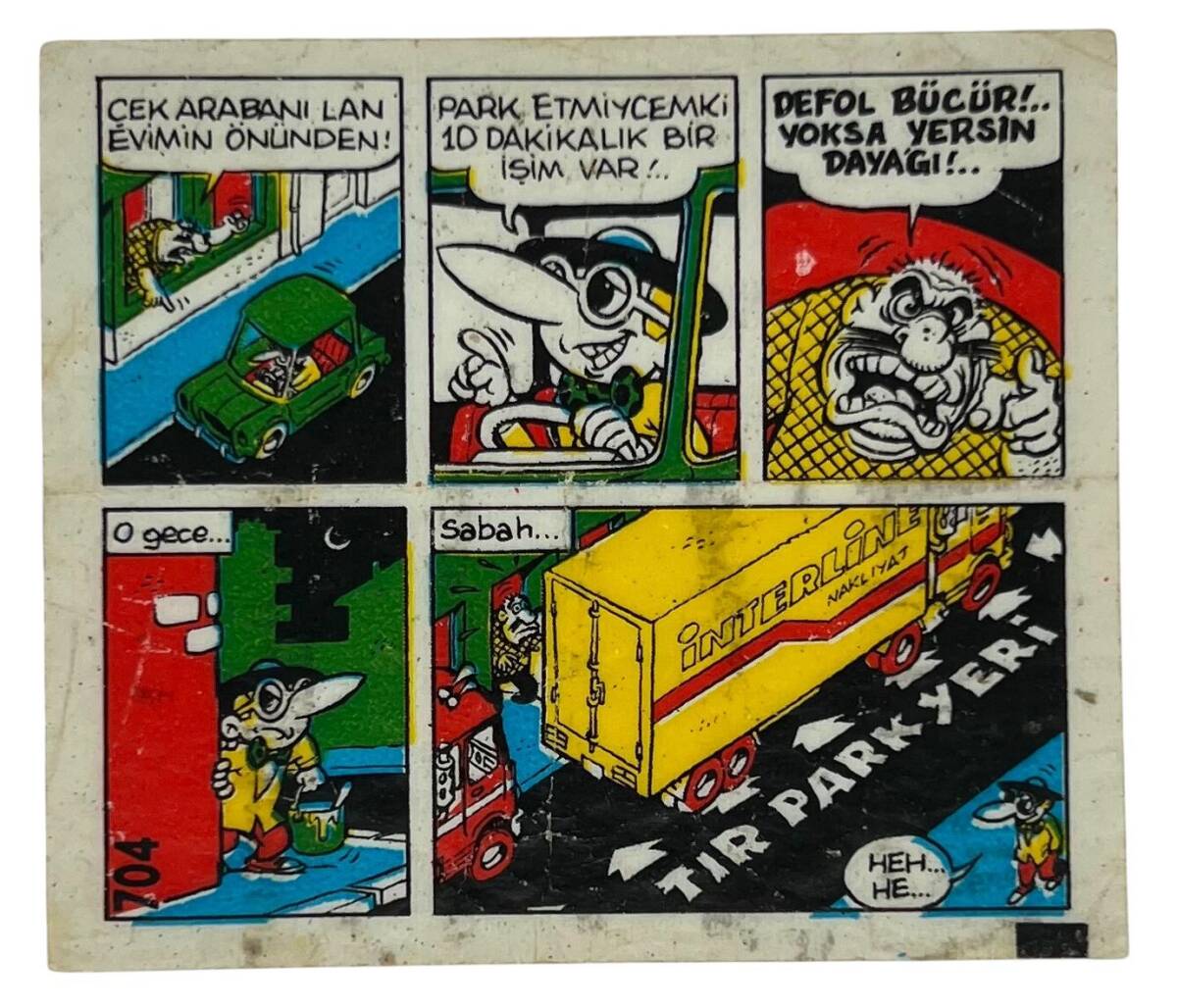 TİPİTİP TİPİ TİP No 704 Sakız Kağıdı Stickers SKZ1166 - 1