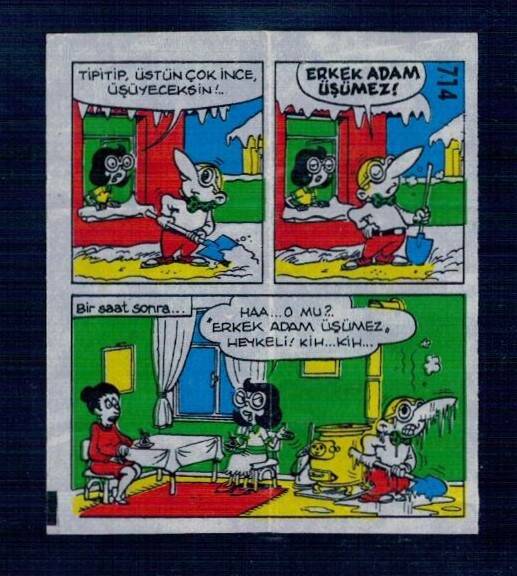 TİPİTİP TİPİ TİP No 714 Sakız Kağıdı Stickers # SKZ2183 - 1