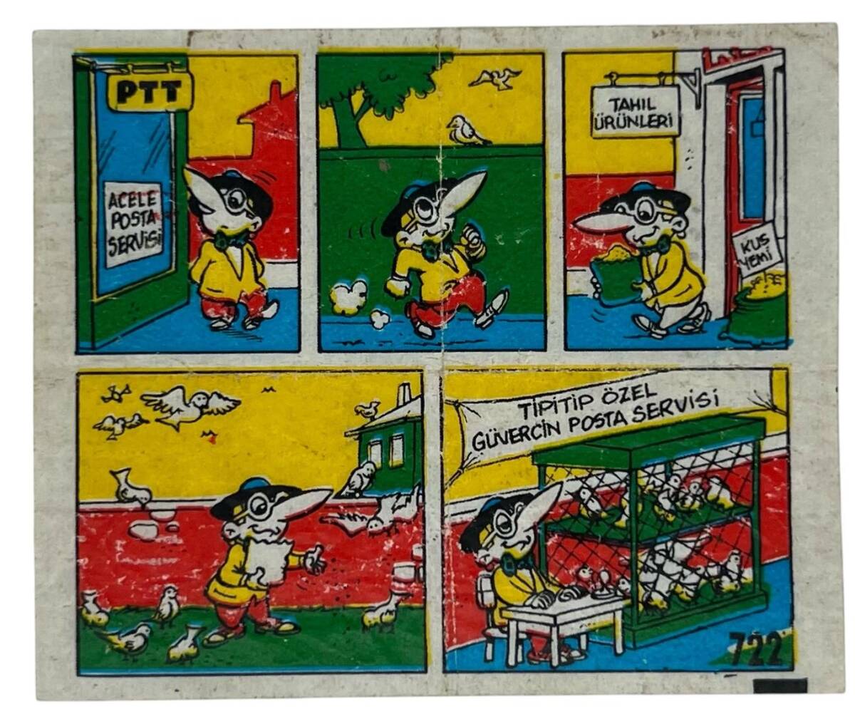 TİPİTİP TİPİ TİP No 722 Sakız Kağıdı Stickers SKZ1175 - 1