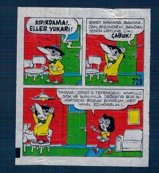 TİPİTİP TİPİ TİP No 728 Sakız Kağıdı Stickers # SKZ2194 - 3
