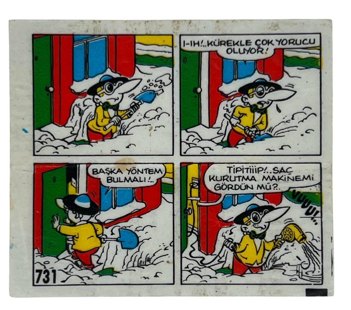 TİPİTİP TİPİ TİP No 731 Sakız Kağıdı Stickers SKZ1180 - 1