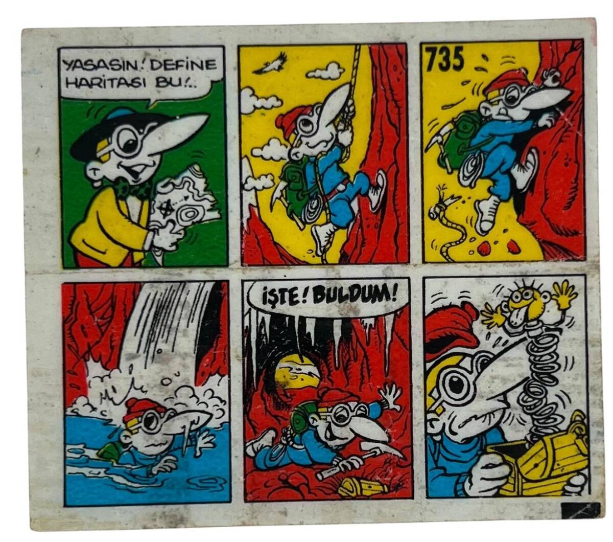 TİPİTİP TİPİ TİP No 735 Sakız Kağıdı Stickers SKZ1182 - 1