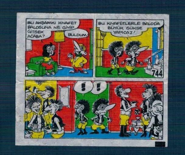 TİPİTİP TİPİ TİP No 744 Sakız Kağıdı Stickers # SKZ2203 - 3