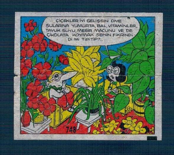 TİPİTİP TİPİ TİP No 748 Sakız Kağıdı Stickers # SKZ2205 - 1