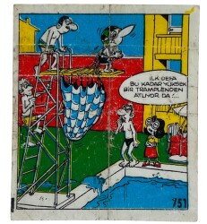 TİPİTİP TİPİ TİP No 751 Sakız Kağıdı Stickers # SKZ1192 - 1