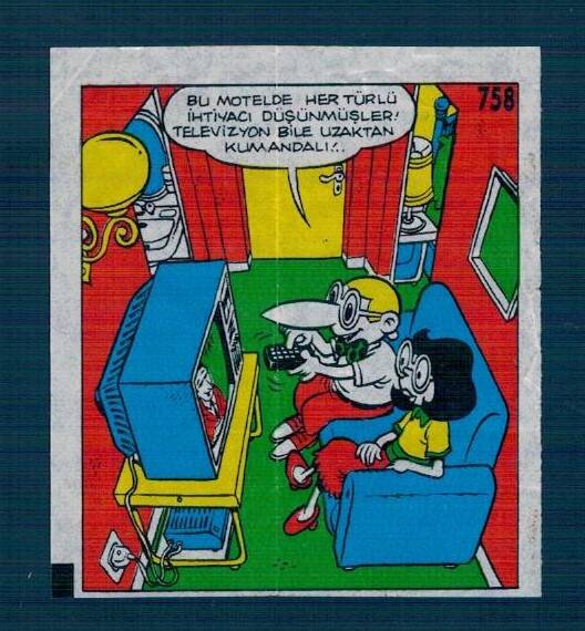 TİPİTİP TİPİ TİP No 758 Sakız Kağıdı Stickers # SKZ2210 - 1