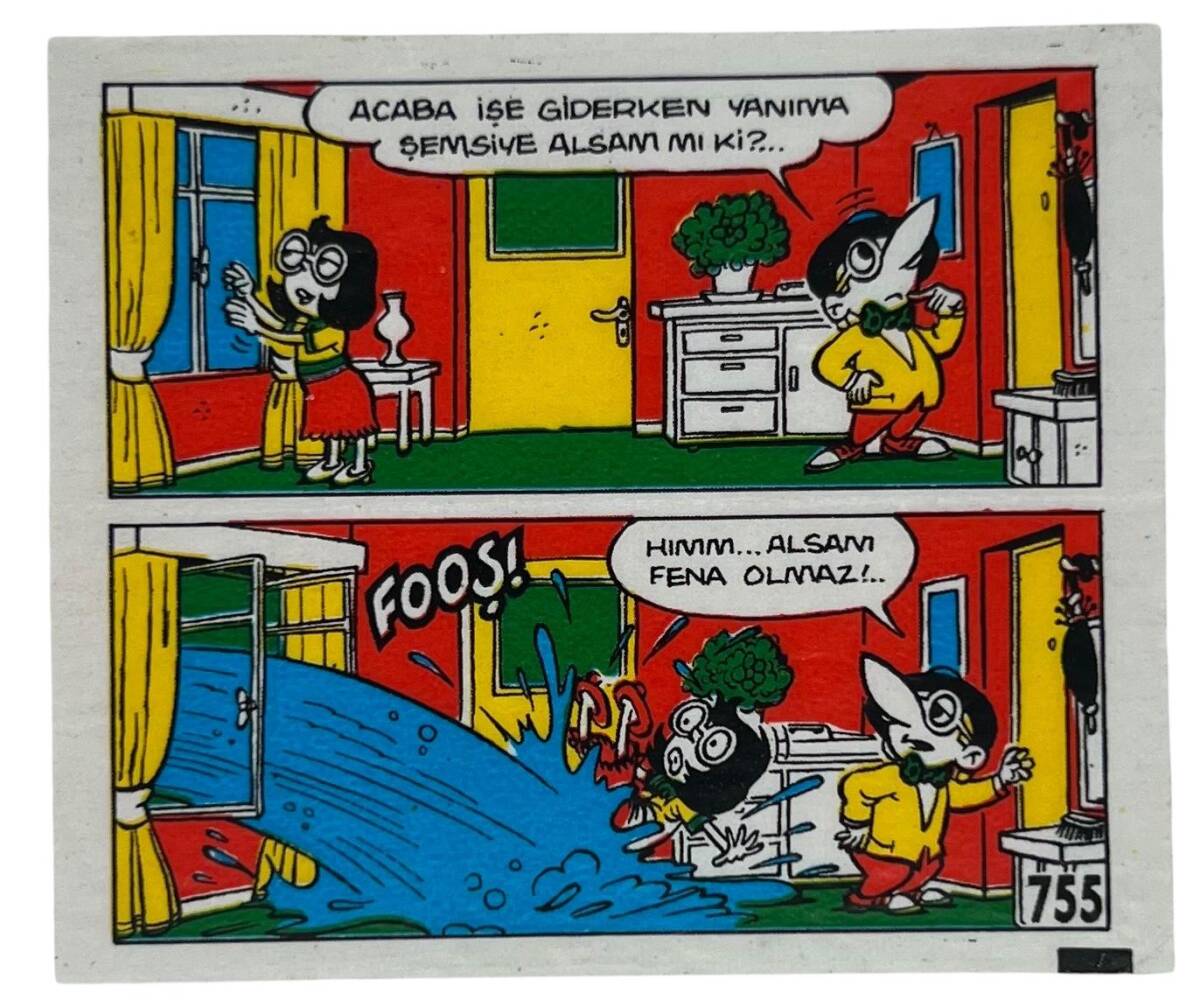 TİPİTİP TİPİ TİP No 755 Sakız Kağıdı Stickers # SKZ1196 - 1