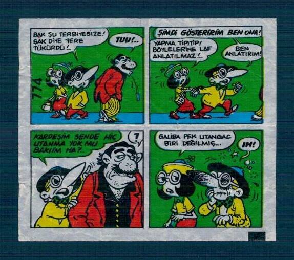 TİPİTİP TİPİ TİP No 774 Sakız Kağıdı Stickers # SKZ2216 - 3