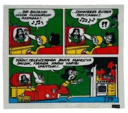 TİPİTİP TİPİ TİP No 779 Sakız Kağıdı Stickers # SKZ1217 - 3