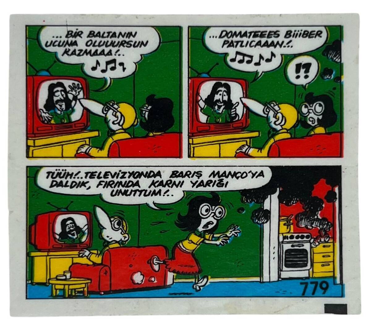 TİPİTİP TİPİ TİP No 779 Sakız Kağıdı Stickers # SKZ1217 - 3
