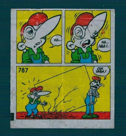 TİPİTİP TİPİ TİP No 787 Sakız Kağıdı Stickers # SKZ2409 - 1