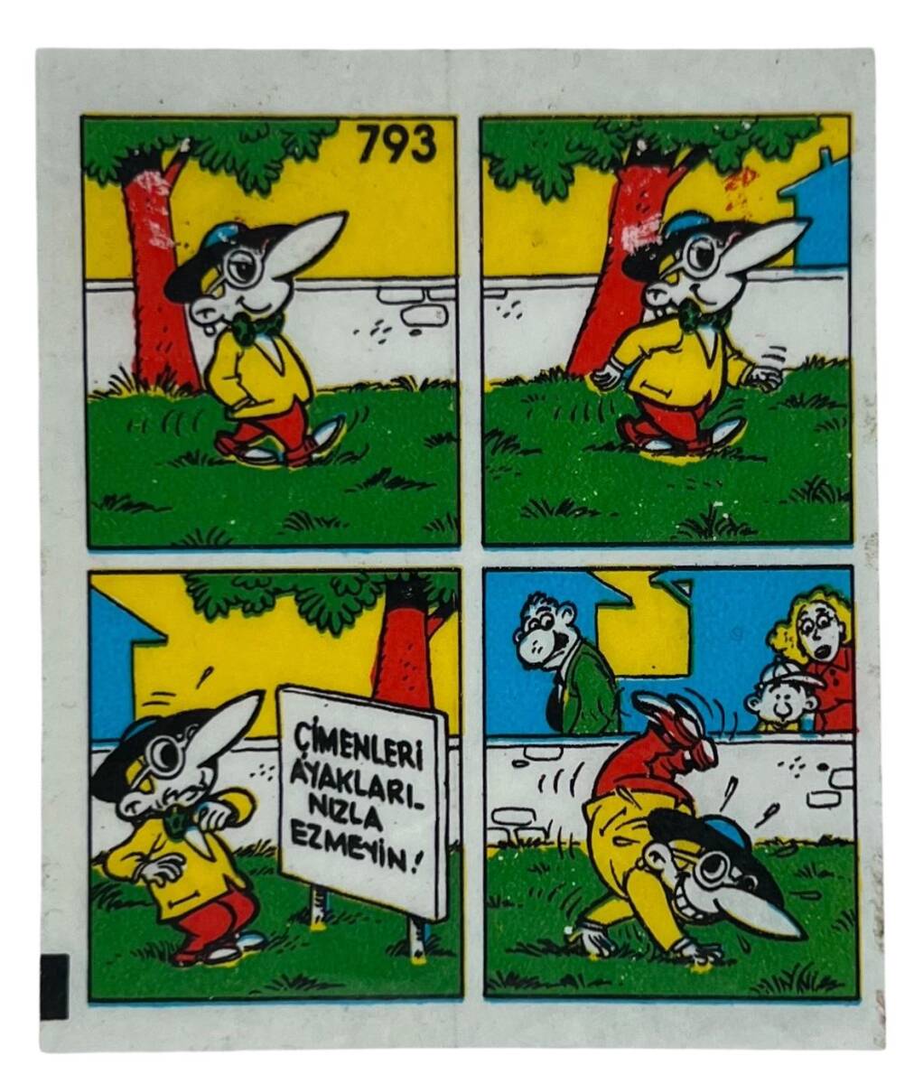 TİPİTİP TİPİ TİP No 793 Sakız Kağıdı Stickers # SKZ1224 - 3