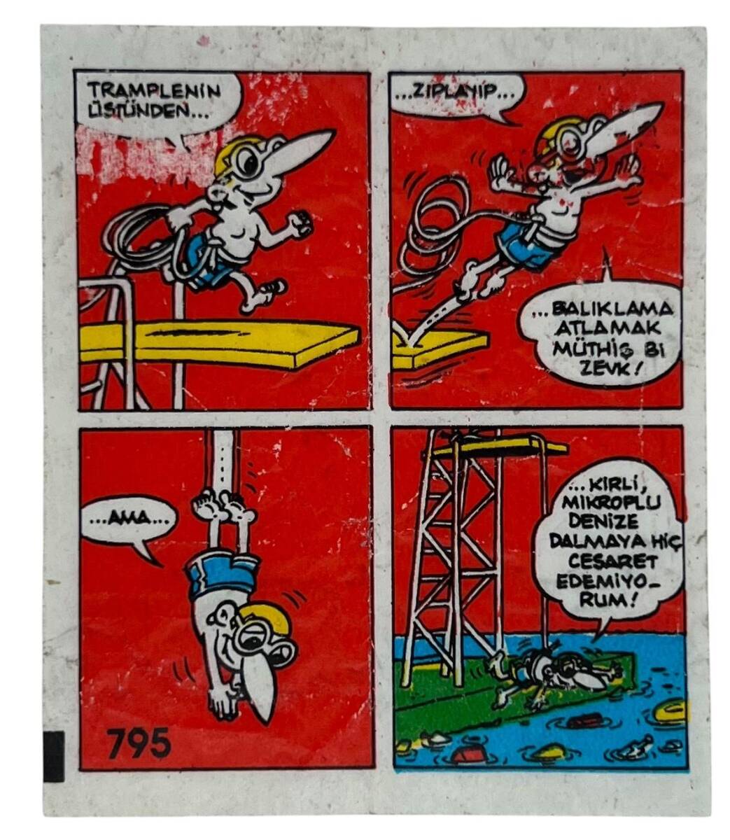 TİPİTİP TİPİ TİP No 795 Sakız Kağıdı Stickers # SKZ1226 - 1