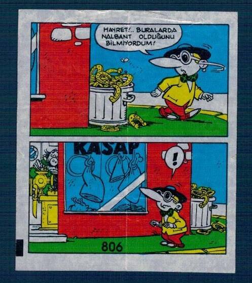TİPİTİP TİPİ TİP No 806 Sakız Kağıdı Stickers # SKZ2422 - 3