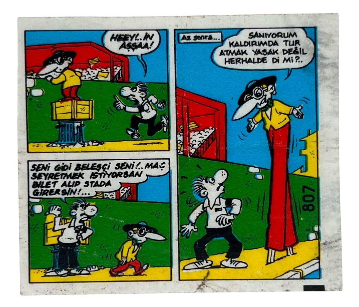 TİPİTİP TİPİ TİP No 807 Sakız Kağıdı Stickers # SKZ1233 - 3