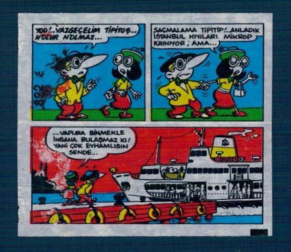 TİPİTİP TİPİ TİP No 822 Sakız Kağıdı Stickers # SKZ2430 - 1