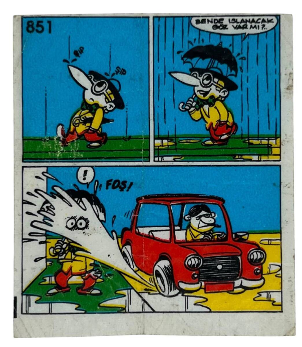 TİPİTİP TİPİ TİP No 851 Sakız Kağıdı Stickers # SKZ1252 - 1