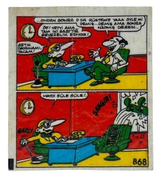 TİPİTİP TİPİ TİP No 868 Sakız Kağıdı Stickers # SKZ1258 - Gökçekoleksiyon