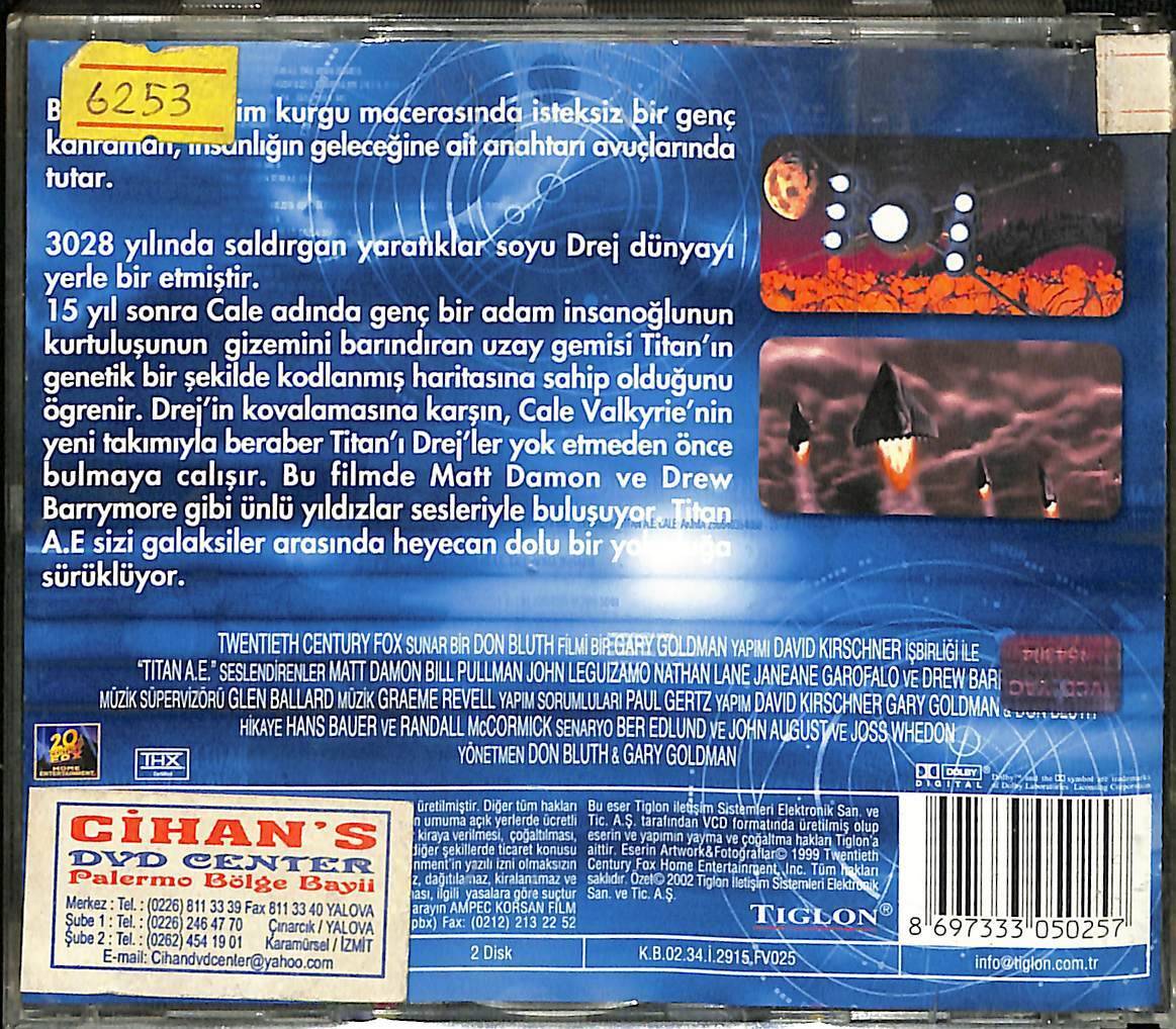 Titan A. E - Dünyadan Sonra VCD Film VCD14963 - 2