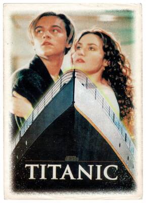 Titanik - Leonardo Di Caprio & Kate Winslet Büyükboy Kartpostal KRT9271 - 1