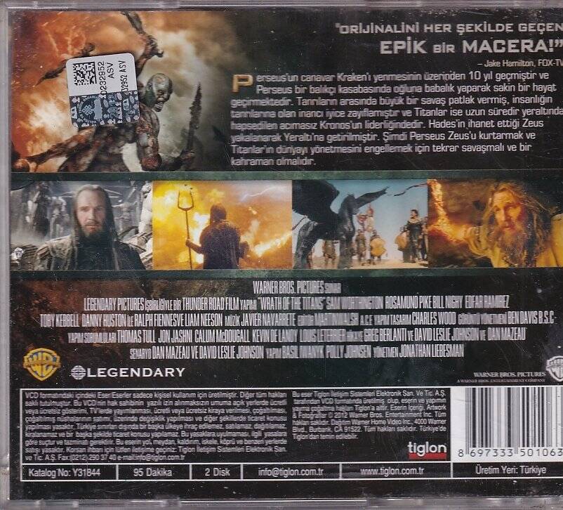 Titanların Öfkesi VCD Film VCD8838 - 2