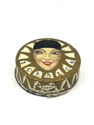 Tokalon Raşel Vintage Yüz Pudrası – Metal Kutu | Antika / Koleksiyonluk - Kısmen Dolu Kutu MDL64 (N) - 2