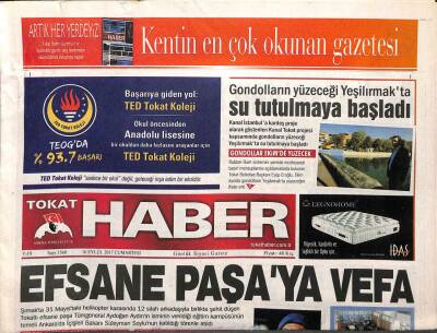 Tokat Gazetesi 16 Eylül 2017 - Galibiyet Serimize Devam Etmek İstiyoruz - Otomotiv Üretimi Ocak Ağustos Döneminde Arttı GZ95384 - 1