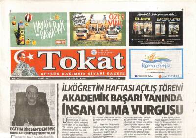 Tokat Gazetesi 17 Eylül 2019 - Gürgünoğlundan OSB İddialarına Yanıt GZ96263 - 1