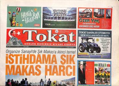 Tokat Gazetesi 26 Eylül 2017 - Organize Sanayide Şık Makasa İkinci Temel - Geleneksel Ürünler Yeni Kuşaklara Aktarılacak GZ95378 - 1
