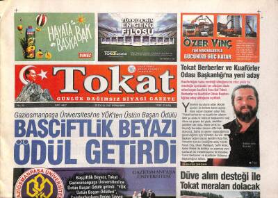 Tokat Gazetesi 28 Eylül 2017 - İl Genel Meclisi 2 Ekimde Toplanacak - Vali Dirim Başkan Özcanı Ziyaret Etti GZ95366 - 1