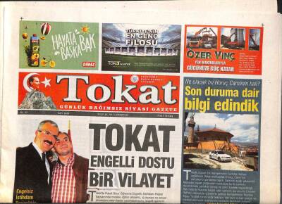 Tokat Gazetesi 30 Eylül 2017 - Goalballın Tokatlı Kraliçesi - Camiler Ve Din Görevlileri Haftası Başlıyor GZ96294 - 1