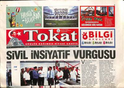 Tokat Gazetesi 7 Ağustos 2017 - Behzat Deresinde Temizlik Vakti Gelmiş - Mhpde Genişletilmiş İstişare GZ95425 - 1